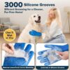 b64537c9-5bf1-4a7a-ae0e-5fb1d9d74dbf.jpg 6PCS Grooming Bath Supplies For Dogs, Cats Dog Washing Gloves Dog Bath Brush Dog Shower Brush Pet Grooming Gloves Dog Grooming Kit Pet