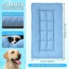 Extra-Large Summer Cooling Mat Dog Sofa Bed,Ultra-Soft, 8 Compartments, Extra-Large Plush Dog Sofa Bed,Super Soft, Thick Polyester Pet Mat With A Non-Slip Bottom