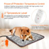 b8adf74d-8b77-4a84-bbfa-09895226fd09.jpg Pet Heating Pad, Waterproof Adjustable Warm Blanket, With Anti Bite Steel Rope Box