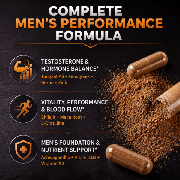 be342f1a-51ae-470e-9438-de6060b22f6b.jpg Testosterone Supplement For Men With Fenugreek, Tongkat Ali, Shilajit & Boron Support Vitality, Energy & Muscle 90 Capsules
