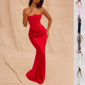bfef59c0-35a4-47a7-ab0e-0bf532eabeb5.jpg Slim Tube Top Long Dress Sexy Fashion Bandeau Backless Party Evening Dresses For Women Clothing