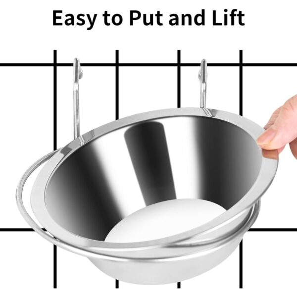c136407a-9987-484d-83fb-e0d6994d5ed9.jpg 2PCS 8oz Stainless Steel Hanging Kennel Water Bowls