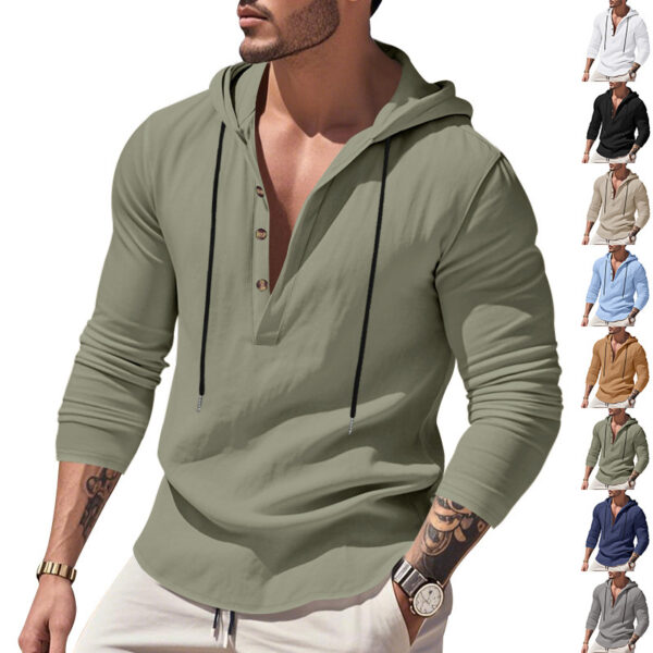 c2ad94d3-e38e-4391-b866-4fdc3da345da.jpg Hooded Casual Loose-fitting T-shirt Sweater For Men
