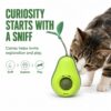 c49cd2e1-e814-41e2-a417-656121bcf69c.jpg Avocado-Shaped Cat Tumbler Toy Interactive Wobble Toy That Self-Rights Includes Replaceable Feather & Catnip Ball Indoor Toy For Exercise, Entertainment, And Boredom Relief For Kittens