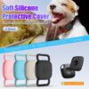 c65f694f-27cf-42c4-b8ad-cbd2ba44f69e.jpg Dog Collar Holder For Tile Mate Waterproof Anti Lost Protective Case With Mate Tile Tracker For Cat Pet Necklace, Soft Silicone