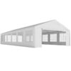 c8bceb0b-5370-4d02-9ca6-d702873d0997.jpg 20 X 40 Ft Heavy Duty Party Tent Outdoor Gazebo Wedding Tent Event Shelter Carport BBQ With Removable Sidewalls & Windows, Outside Waterproof Canopy For Parties, White