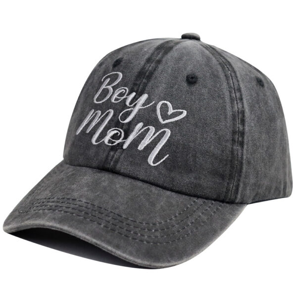 c96cc983-6872-4ade-af18-e4b6224d7251.jpg Boy Mom Hat For Women, Mother S Day Birthday Mama Gifts, Adjustable Embroidered Wash Cotton Baseball Cap
