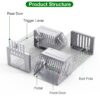 caadfbab-d9f9-4387-8c82-1e88992290d7.jpg 1Pc Automatic Continuous Rat Trap Single Door Mouse Cage Humane Live Animal Trap Cage Indoor Outdoor For Small Rodents Mice Voles