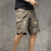 Summer Loose Five Points Casual Camouflage Workwear Shorts Men