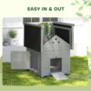 Wooden Pet House With Openable Roof & Double Doors