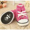 Pet Shoes Denim Canvas Breathable And Comfortable