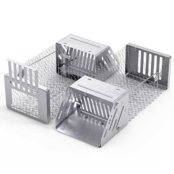 cd82d6e5-1f10-44c1-b19b-75c38c3395ce.jpg 1Pc Automatic Continuous Rat Trap Single Door Mouse Cage Humane Live Animal Trap Cage Indoor Outdoor For Small Rodents Mice Voles