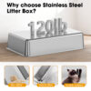 STAINLESS STEEL CAT LITTER BOX