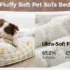 Made4Pets Medium Sage Green Plaid Pet Sofa Bed,Pickup Only