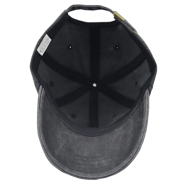 2pcs I FIX Black Hat For Men Women, Adjustable Embroidered Wash Cotton Baseball Cap