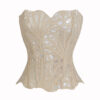 Sexy Hollow Out Corset Top Women Lace Double-layer Streetwear Party Club Corset Clothing