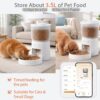 d141aee5-303a-46c6-a35c-6baf3b7a3c36.jpg Waithem Wi-Fi Automatic Cat Feeder, Timed Dry Food Dispenser, App-Programmable Portion Control, Up To 10 Meals Per Day, Dual Power Supply, Suitable For Cats And Small Dogs