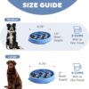 d18063c1-3284-4a6f-bb73-81484e6e4ae5.jpg Feeder Slo Bowl Medium 2Cup Capacity, Slow Feeding, Small To Medium Dogs Cats, Non Slip, Blue, Notch Pattern