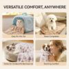 d1f108b8-269f-4f56-acb6-e58a14f73a41.jpg 1 Pack 3 Blankets Super Soft Fluffy Premium Fleece Dog Blankets For Puppy Cat Pet Blanket Flannel Throw Warm Sleep Dog