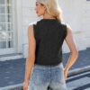 Y2K Bow-tied Denim Vest INS Fashion Summer Sleeveless Tanks Top For Women Clothing