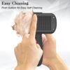 Self Cleaning Shedding Brush - Skin Friendly Grooming Tool For Dogs, Cats, And Puppies, Deshedding And Hair Removal For Long And Short Haired Pets, Black