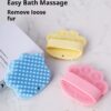 Dog Bath Brush,Pet Bath Comb Brush Soothing Massage Rubber Comb,Pet Bathing Brush