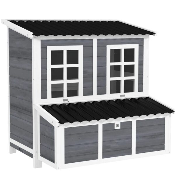 Wooden Pet Coop With Nesting Box