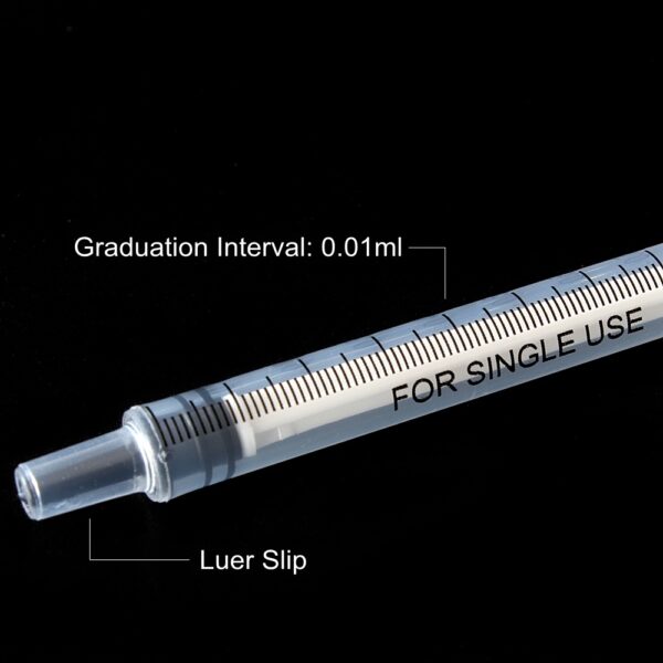 d714ea74-1fd2-435a-8305-612ca4b39fad.jpg 25pcs Luer Slip Tip 1ml Syringes With Caps Are Great For Pet Feeding, Glue, Hobby Crafts, Measurement, And Liquid Refill, But Not For Professional Medical Use