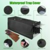 da80d1e2-4ee7-4abb-8469-087e33e47b51.jpg 1Pc Humane Cat Trap Cage With Waterproof Cover Gloves Catch Release Live Animal Rodent Cage Collapsible Galvanized Wire For Raccoons Beavers Groundhogs Foxes Armadillos