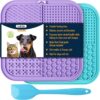 dd270e36-df41-40c1-92cf-aea443989c5c.jpg Lick Mat For Dogs Cats 2 Pack, Slow Feeder Licking Pad With Suction Cups For For Anxiety Relief And Boredom Reducer, Perfect For Bathing Grooming