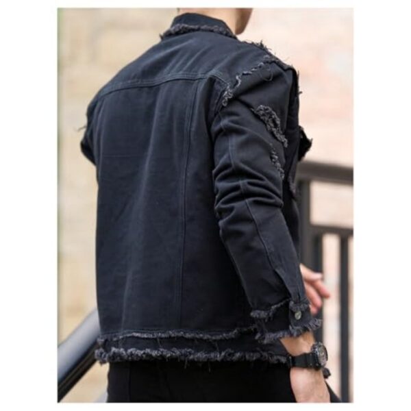 Form-fitting Denim Jacket For Men