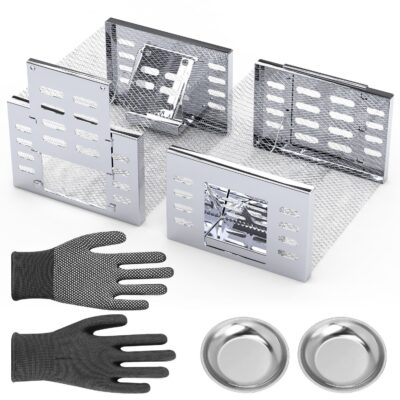 de0b7ce4-8c3d-4b00-8c28-fdd4388225d8.jpg 2Pcs Humane Rat Trap Catch And Release Live Mouse Cage Traps With Automatic Continuous Cycle Trapping For Chipmunk Rodent Mouse Small Animals