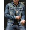 Form-fitting Denim Jacket For Men