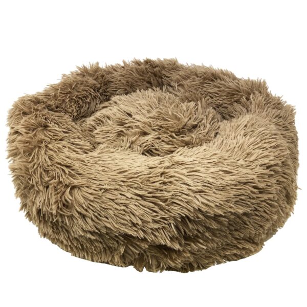 e42453f3-7287-4392-bd13-3476190d001b.jpg Premium Plush Round Dog Bed, Soft Cozy Pet Bed With Raised Edge