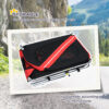 e62a1f55-4b6b-48fc-b9fa-3b9212b795d7.jpg Dog Bike Trailer, Pet Wagon Bicycle Trailer With Easy Folding Cart Frame, 20" Large Rubber Wheels, 3 Entrances, Mesh Screen, Pet Bike Trailer For Off-Road & Travel, Red And Black