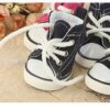 Pet Shoes Denim Canvas Breathable And Comfortable
