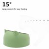 Stainless Steel Dog Bowl Double Bowl Cervical Protection Oblique Mouth Hot Pet Food Basin Supplies