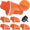 e974c471-d908-4be0-89ab-824ef59c1307.jpg Durable Chicken Feeder Rain Proof Poultry Feeder Port Gravity Feed Kit For Buckets, Barrels, Bins, Troughs, Easy Clean - 6 Pack With Hole Saw For Easy Installation