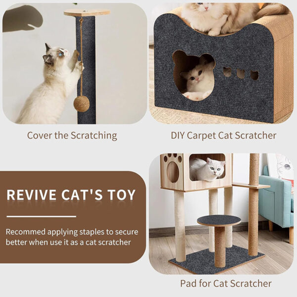 e98ad358-8ecc-4339-9758-5b985b29ee41.jpg Self-Adhesive Carpet Cats Scratch Board Wall Anti Cat Scratch Sofa Diy Cats Scratch Board Sofa Protection Paws Sharpen Trimmable Pet Products