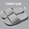 e9a86fff-6dca-4b9c-959d-c01ccc74c99b.jpeg Fashion Solid Color Striped Home Slippers Summer Thick Bottom Non-slip Bathroom Slipper Women Men Couples Shoes