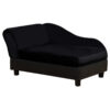 PawHut Pet Sofa Bed Couch With Storage, Pet Sofa For Cats And Small Dogs, Black