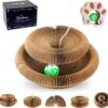 eb83c58e-8541-41a2-8284-2ac63305ea29.jpg 1 Pack Kitty Kurlz Cat Scratcher Toy Interactive For Indoor Cats