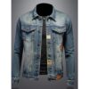 Form-fitting Denim Jacket For Men