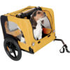 f193b2e6-2345-4f17-a9db-2907ce4ff049.jpg Yellow Outdoor Heavy Duty Foldable Practical Pet Stroller Dog Carrier With Bicycle Tow