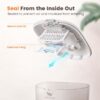 f277c005-a54e-4d5c-b0ce-0ac38684e9a9.jpg Smart Pet Feeder 3L Automatic Food Dispenser For Cats, Dogs Small Pets Indoor, Timed And Quantitative Dry Food Cat Feeder Kibble, Feeding