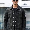 Form-fitting Denim Jacket For Men