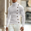 f774694f-62b1-4c85-83f7-48a5d63d1a31.jpg European And American Men Casual Sweater Turtleneck Buttons Solid Color Long Sleeve
