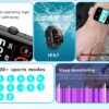 SmartWatch Men Women1.83inch BT Face Heart Rate Fitness Tracker