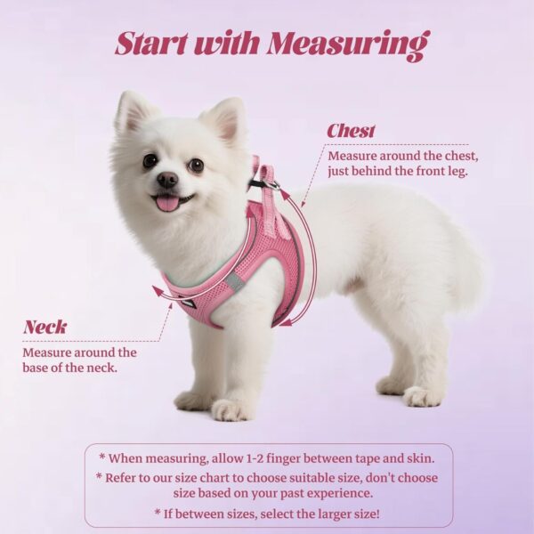 f8fb6cd2-6dd3-4343-b517-6fb8f8c5c77e.jpg No Pull Dog Puppy Harness And Leash Set Reflective Mesh Vest