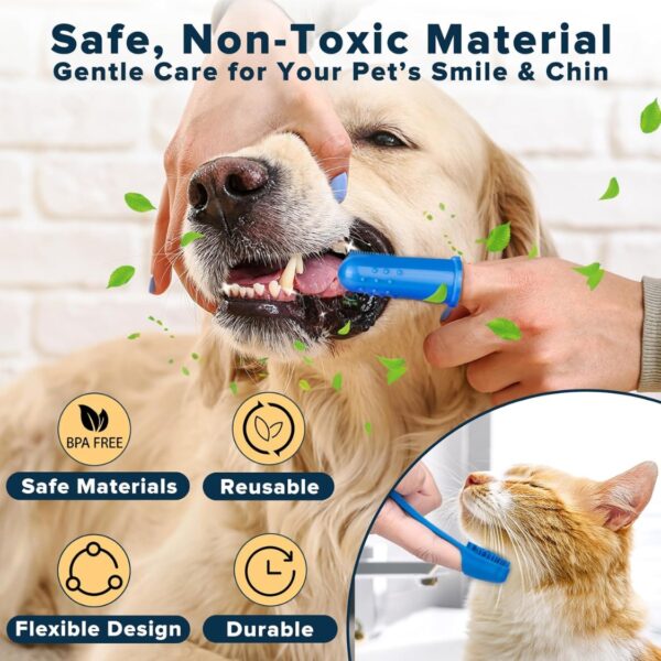 f9bc4c4e-7f6f-40e0-9a43-f414de18db77.jpg 6PCS Grooming Bath Supplies For Dogs, Cats Dog Washing Gloves Dog Bath Brush Dog Shower Brush Pet Grooming Gloves Dog Grooming Kit Pet